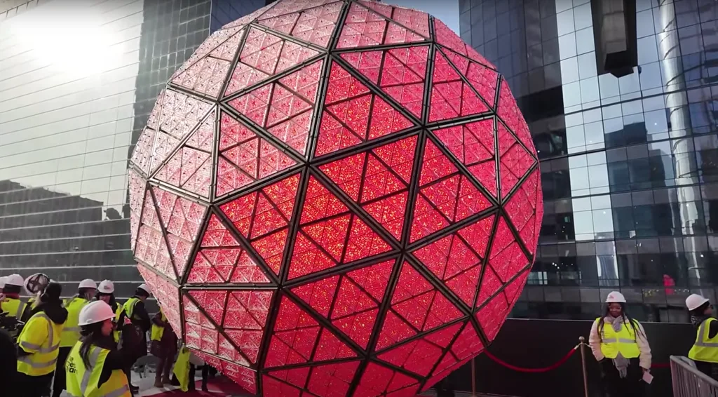 Times Square New Year's Eve Ball crystal 2025